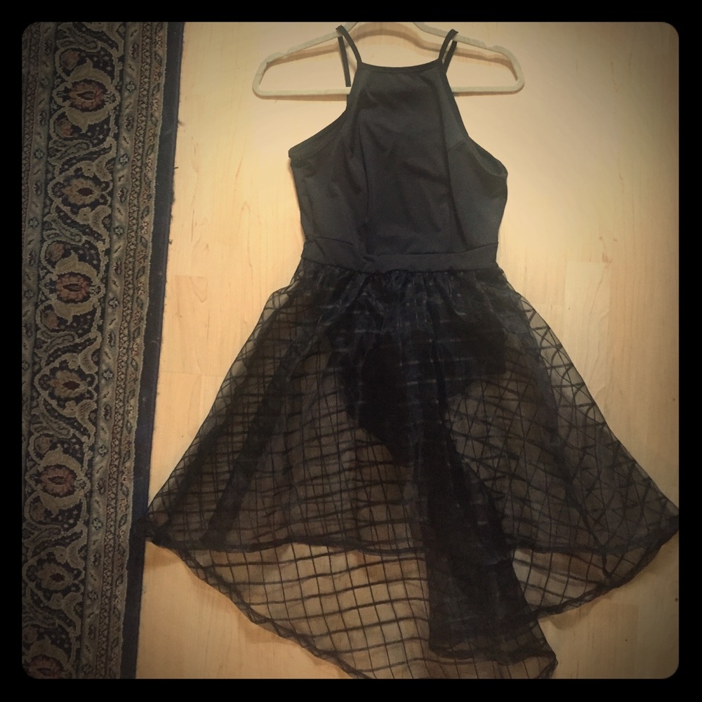 Sheer Dress with exposed bodysuit