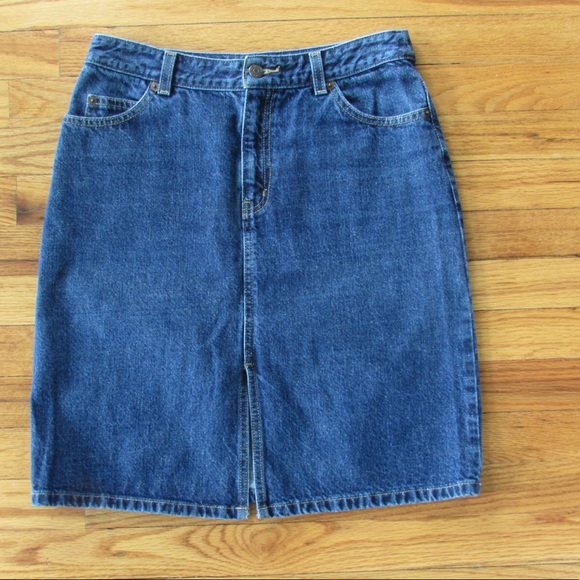 The Limited Dresses & Skirts - Vintage 90's high waisted denim pencil skirt