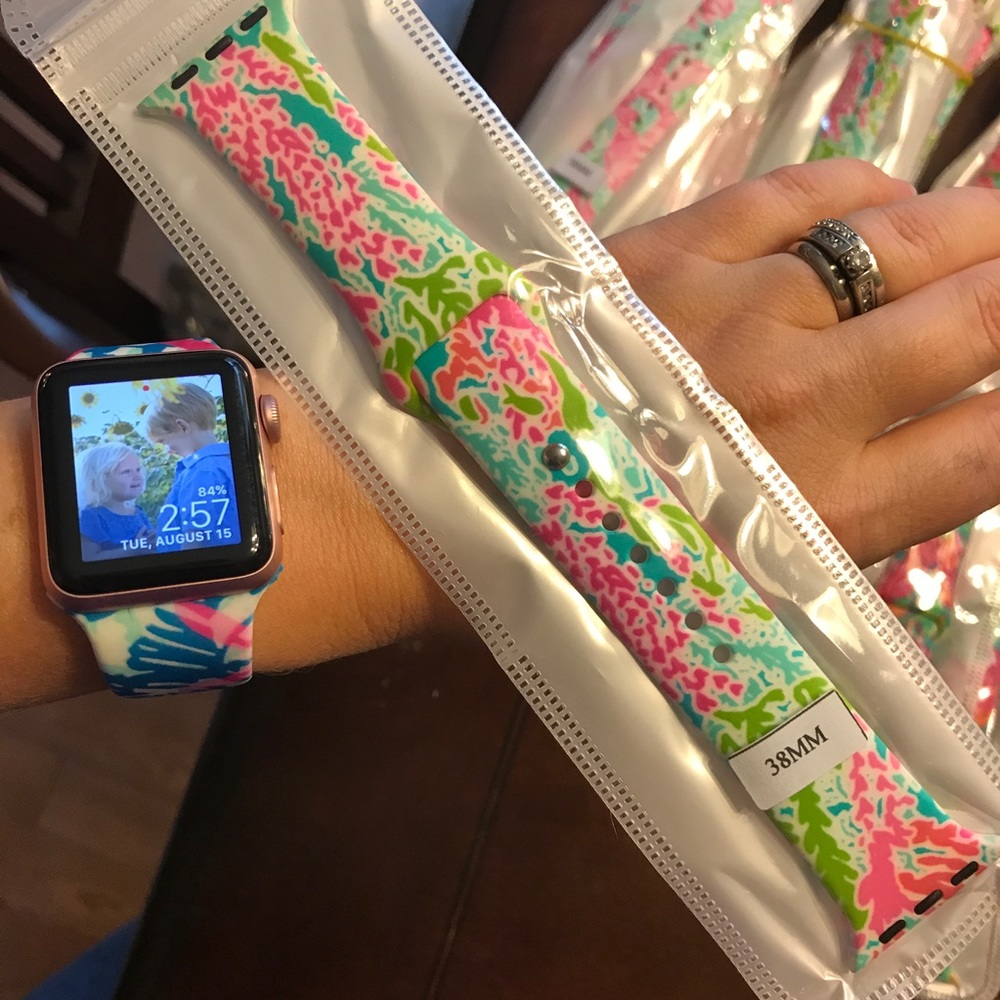 NIB Coral print 38mm Apple Watch band