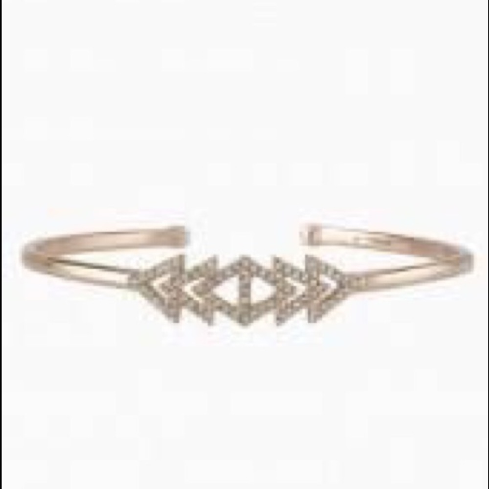 Stella & Dot Rose Gold pave cuff