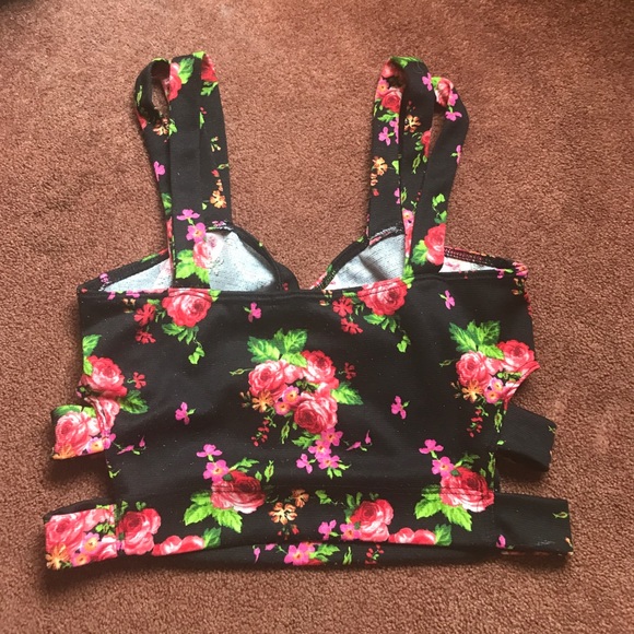 Floral crop top - Picture 2 of 2