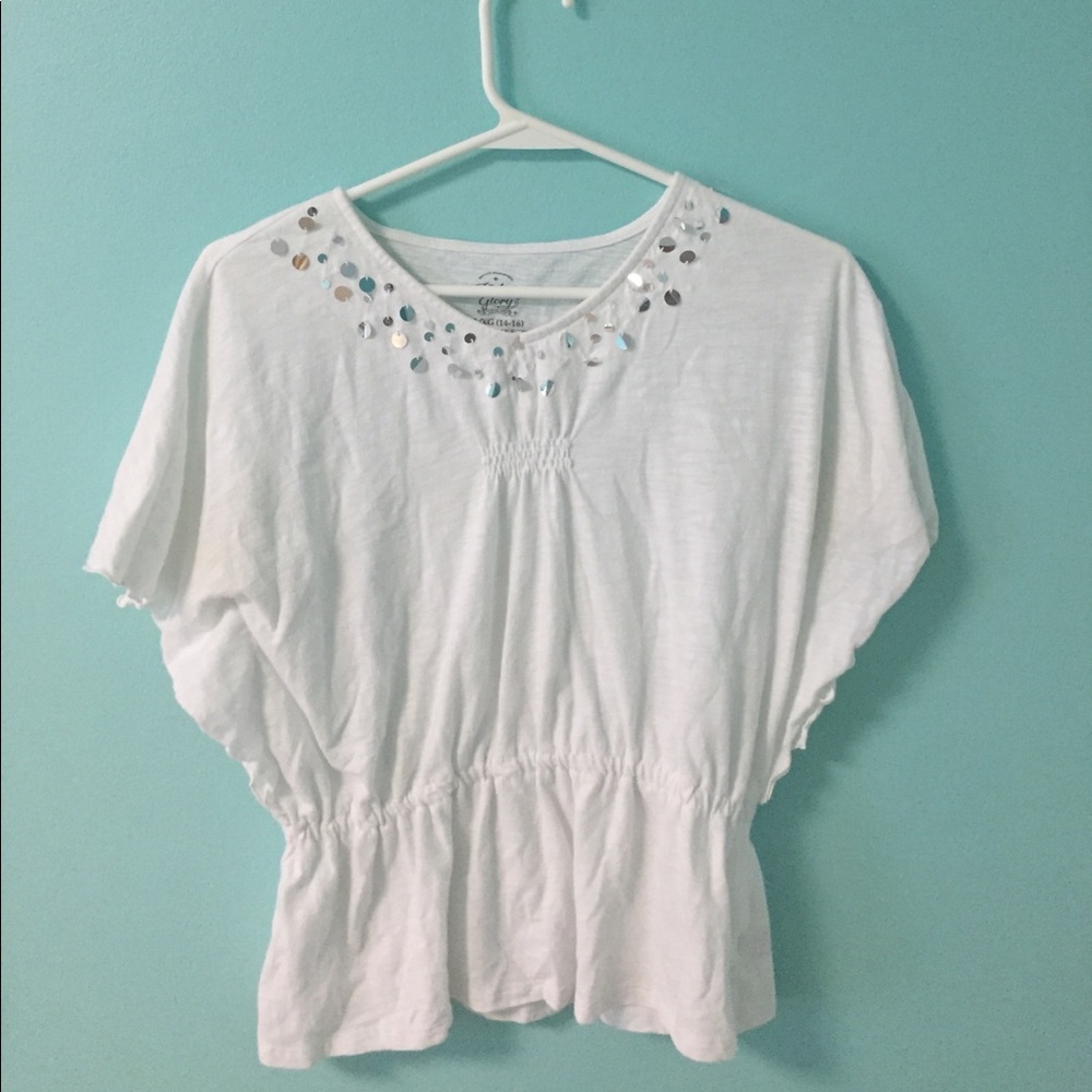 Sinched Top with Sparkles