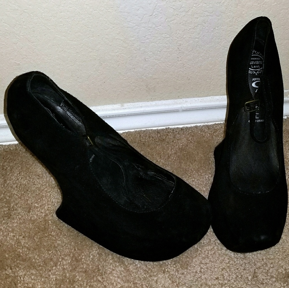 Jeffrey Campbell Suede Night Walk Skywalkers