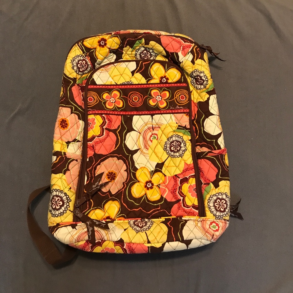 Vera Bradley book bag.