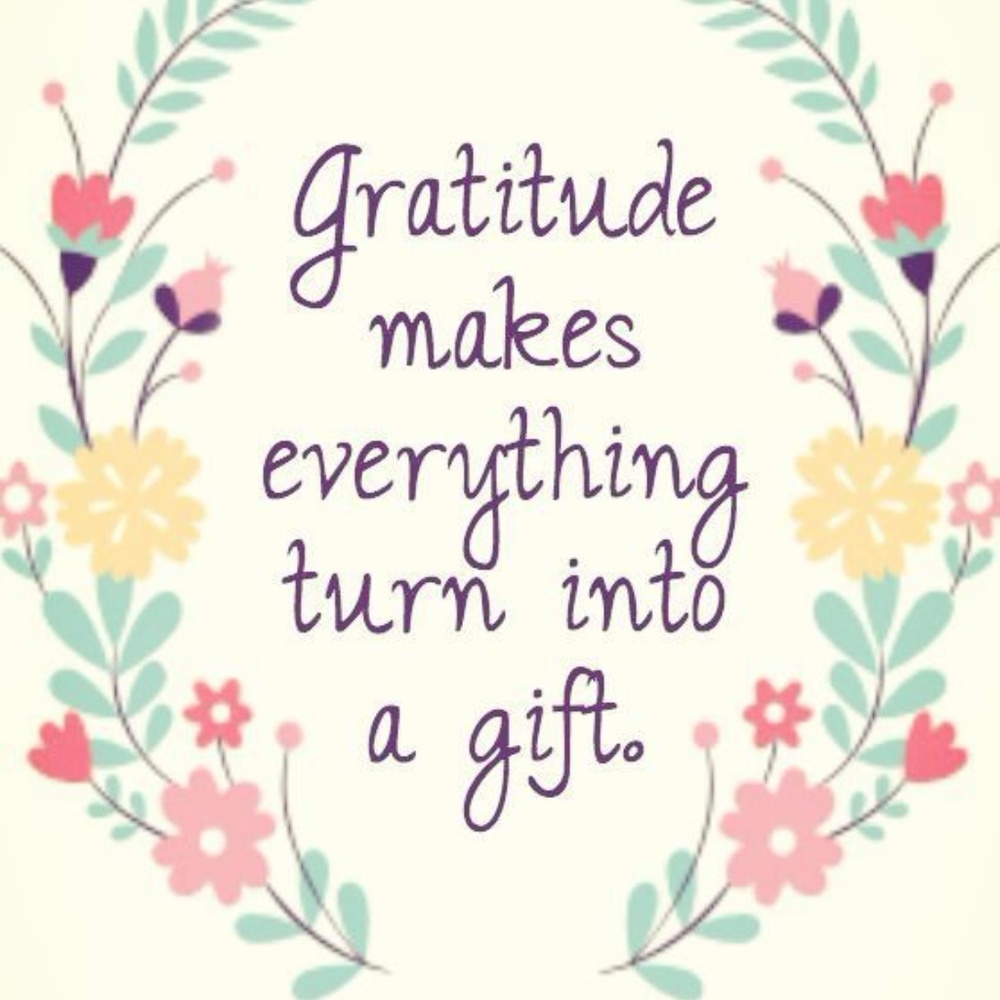 Gratitude is a choice...First, OPEN THE DOOR!