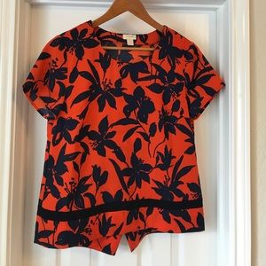 J Crew print shirt