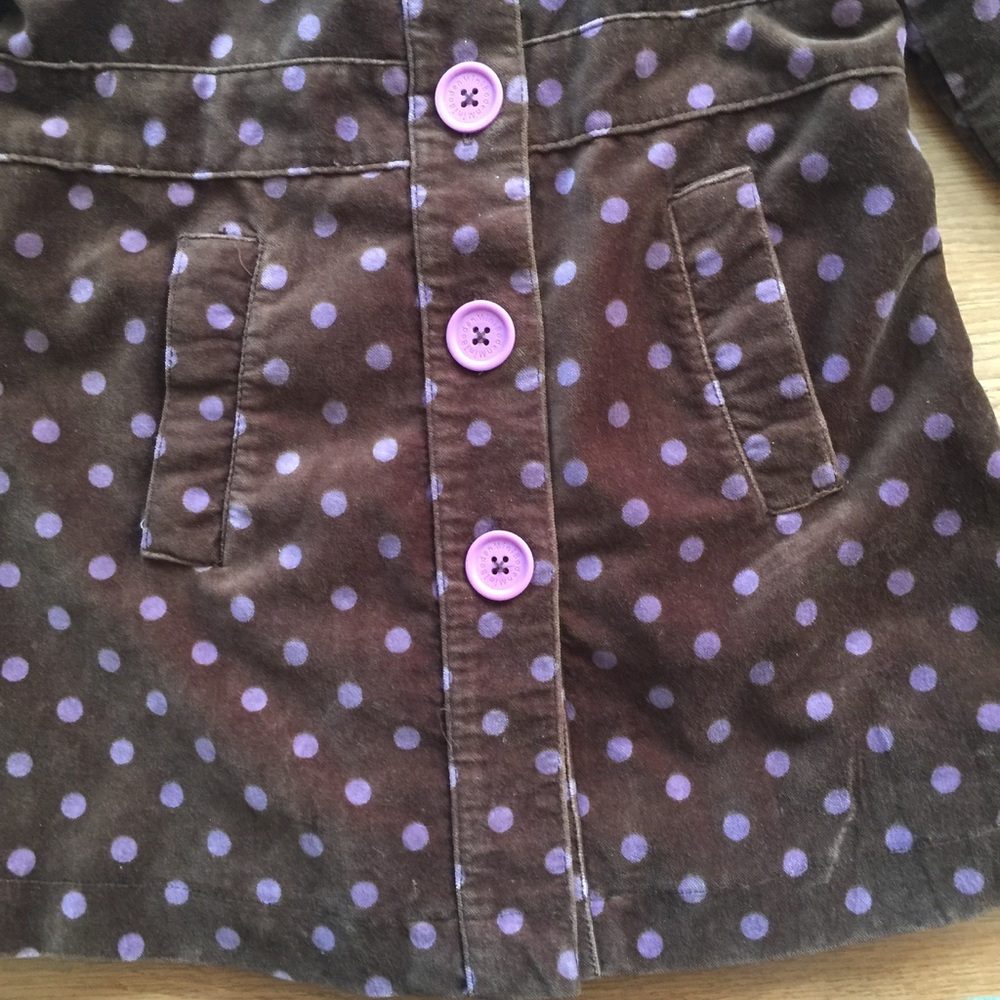 Mini Boden Velour Coat - Picture 4 of 6