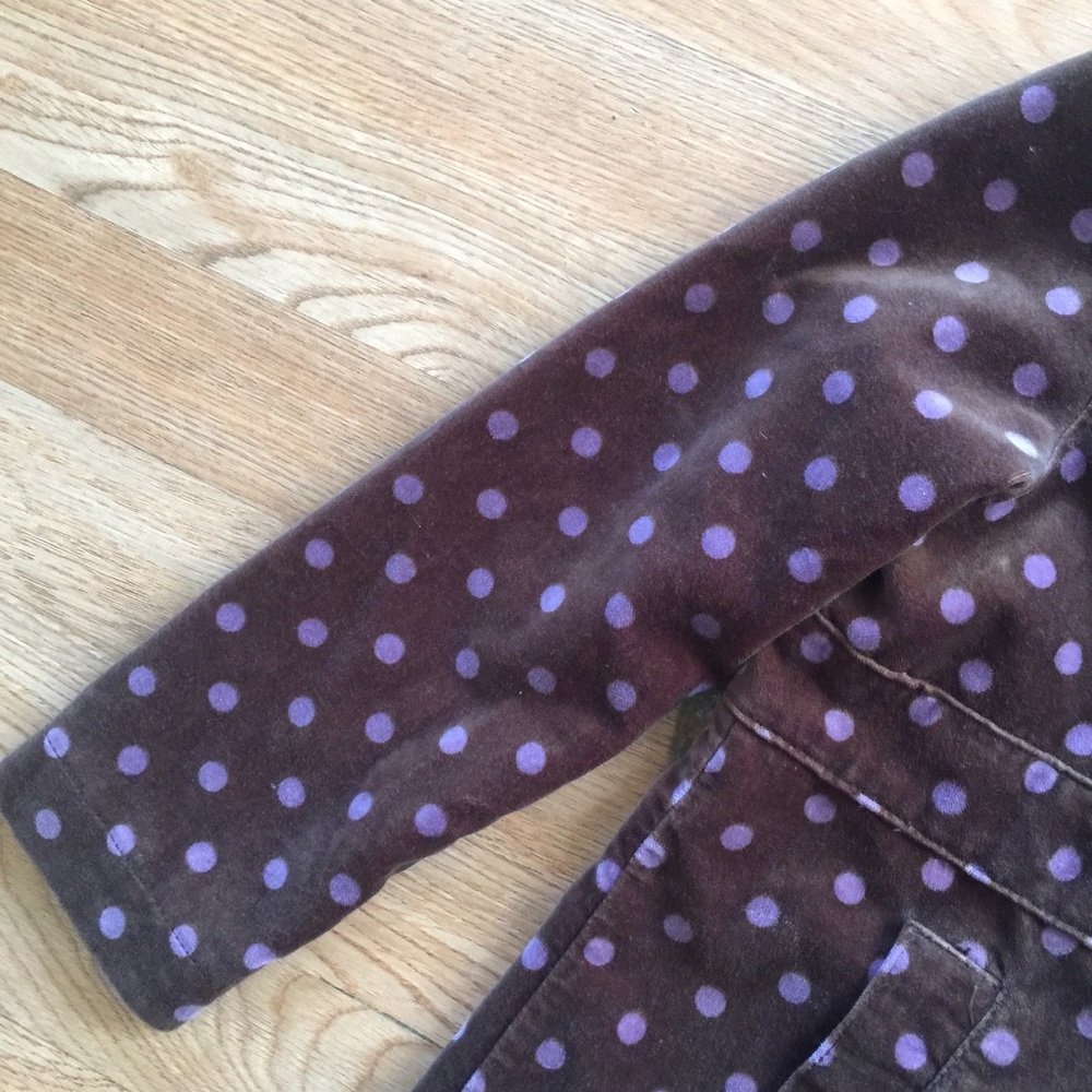 Mini Boden Velour Coat - Picture 5 of 6