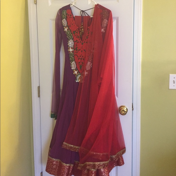 3 piece tunic set from India. Salwar Kameez. - Picture 1 of 3
