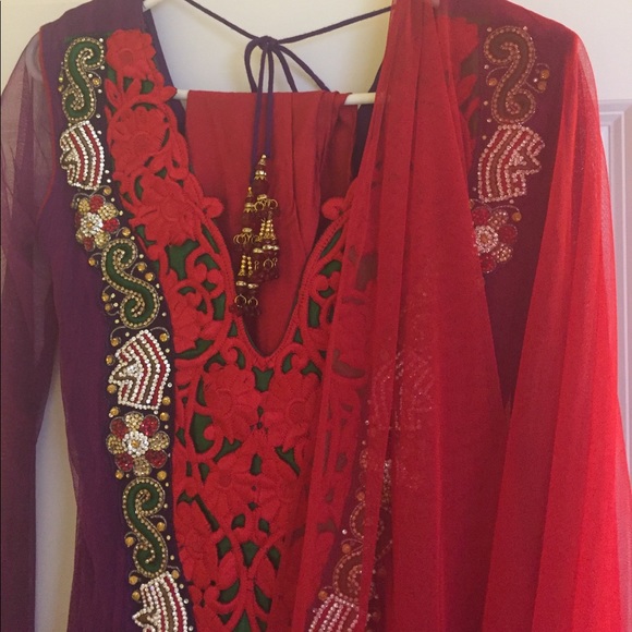 3 piece tunic set from India. Salwar Kameez. - Picture 2 of 3