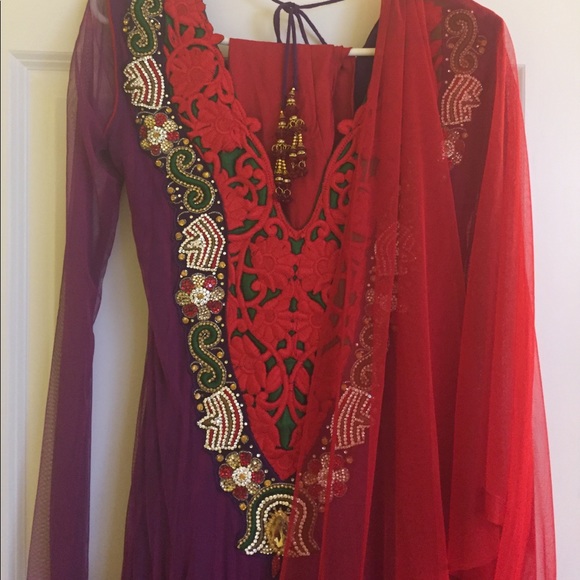 3 piece tunic set from India. Salwar Kameez. - Picture 3 of 3