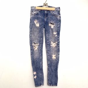 skinny boyfriend ripped jeans