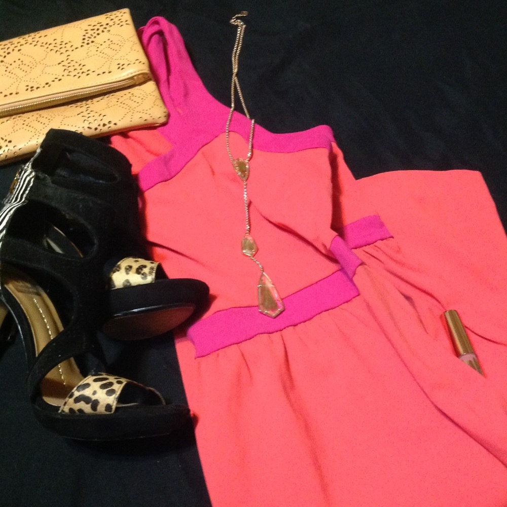 Color block dress