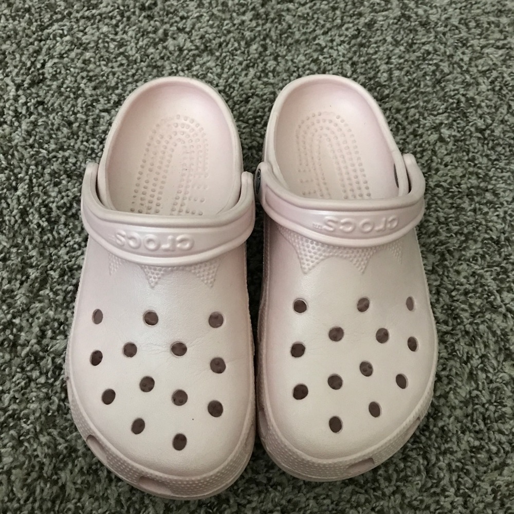 Pink Crocs