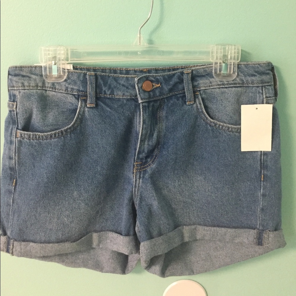 Regular Waist Denim Shorts