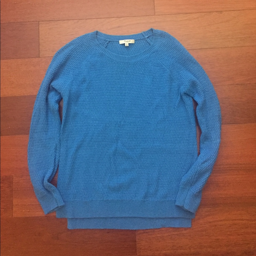 Madewell Leafstitch Crewneck Sweater