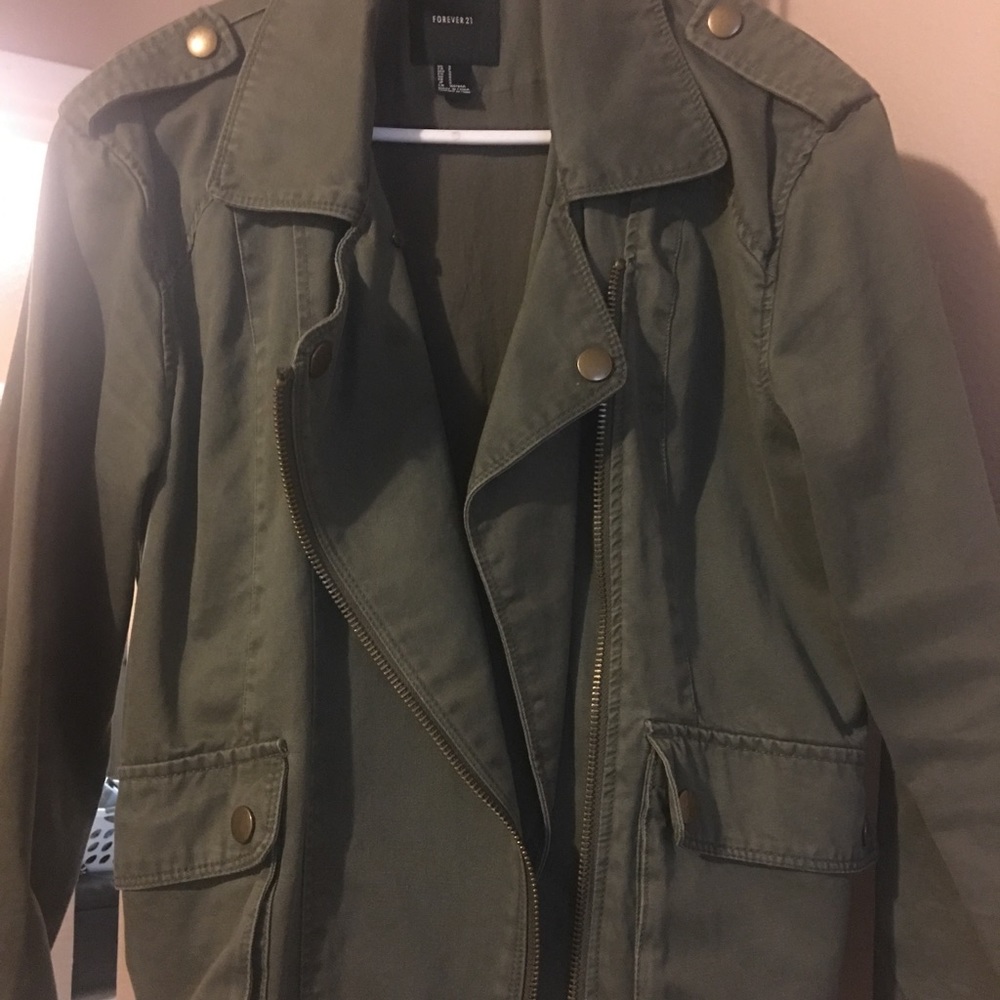 Army style utility jacket