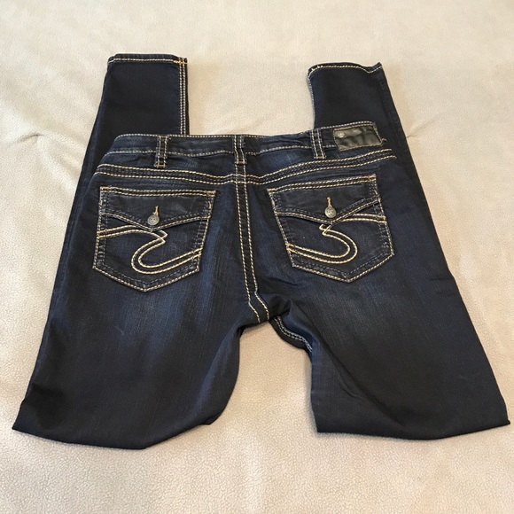 Silver Jeans Denim - Silver Suki jeggens dark wash mid rise