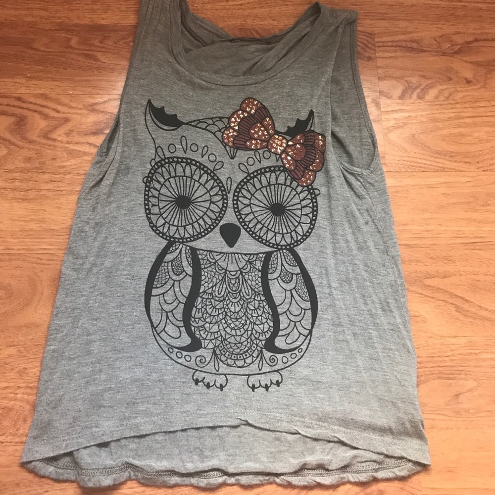 Owl tank top