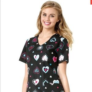 Zoe & Chloe scrub top NWT