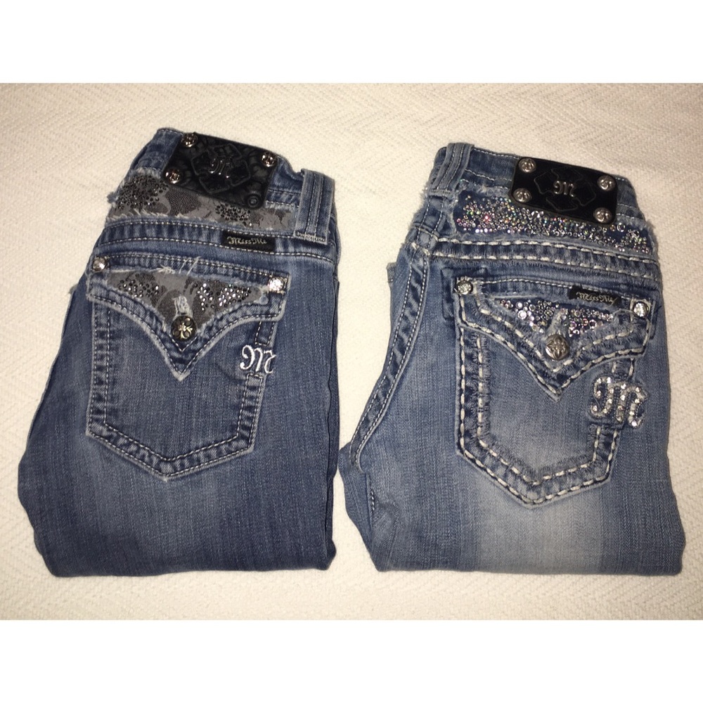 2 Pairs of Miss Me Jeans