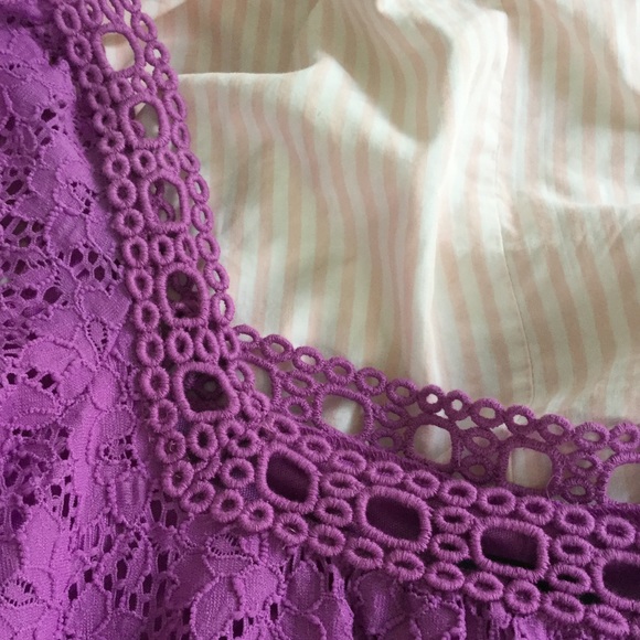Purple lace dress, Laundry, M - Picture 2 of 6