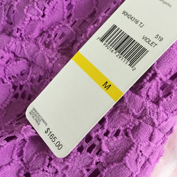 Purple lace dress, Laundry, M - Picture 6 of 6