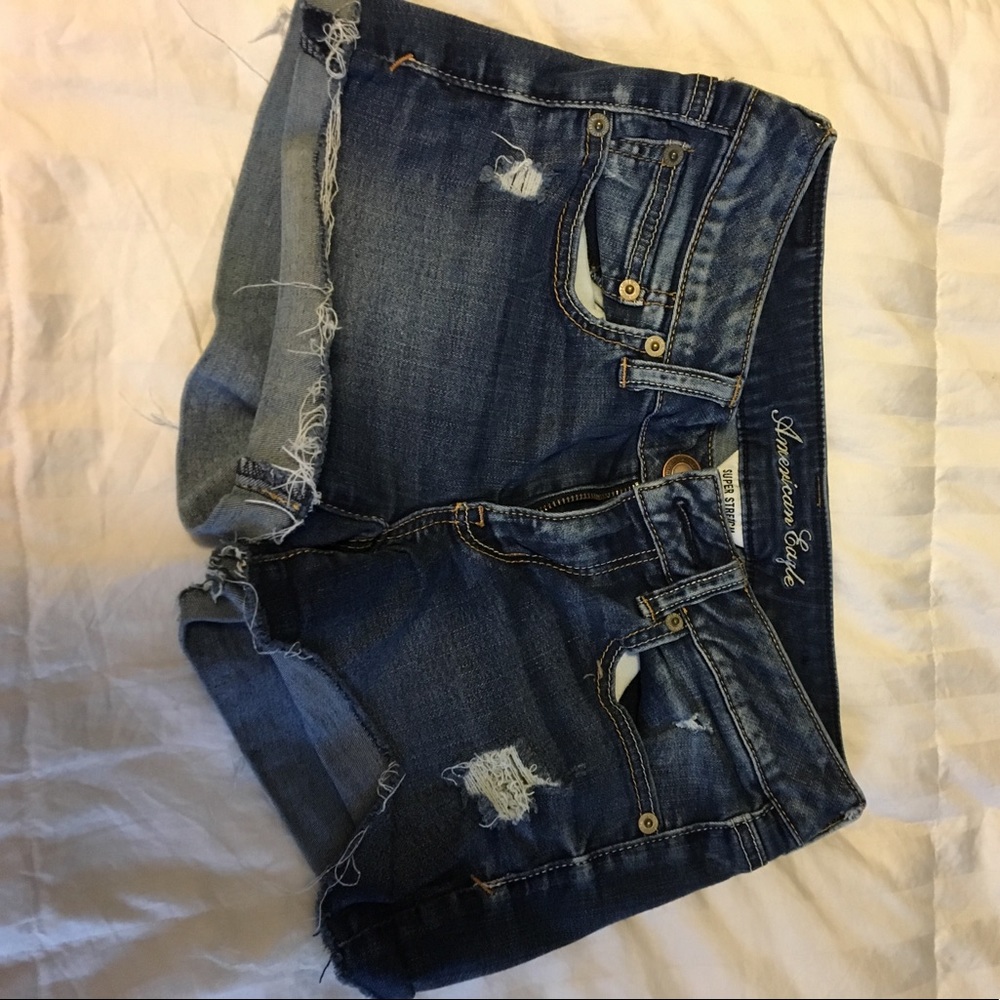 American Eagle denim shorts, size 6
