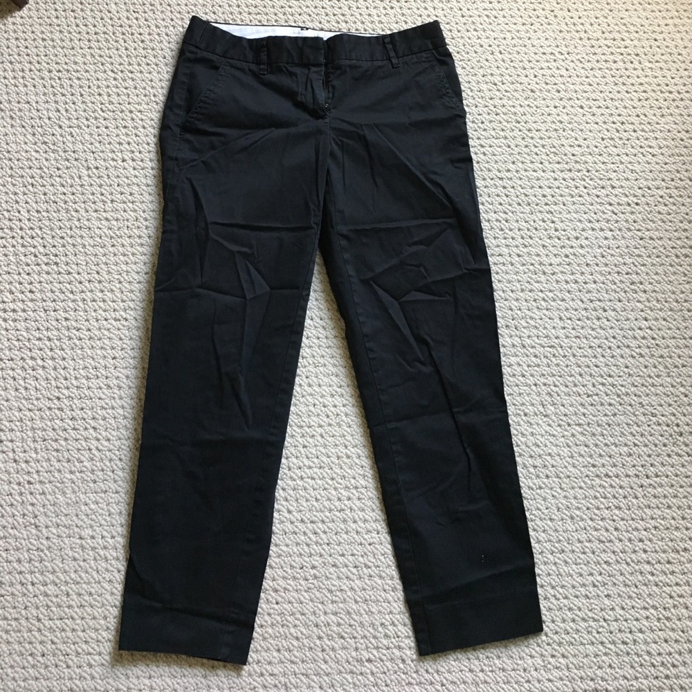 J Crew City Fit black pants