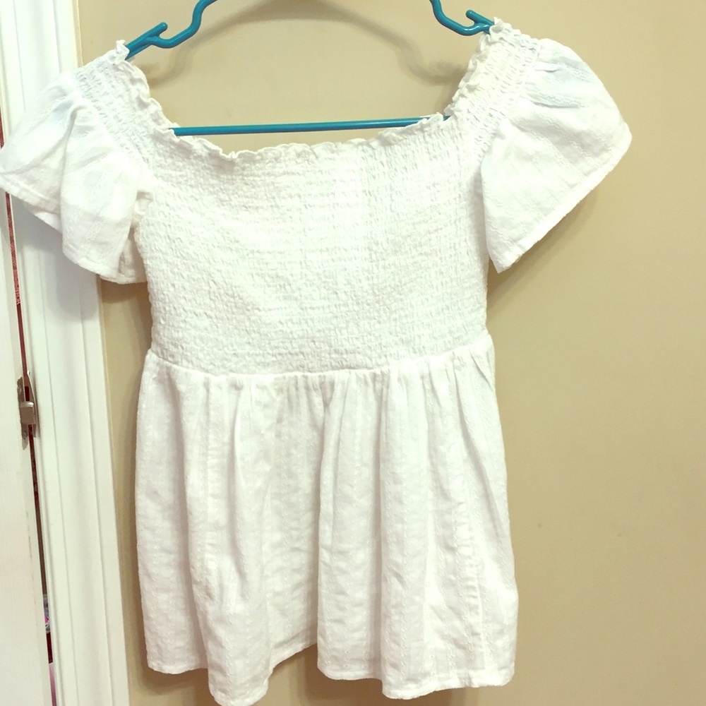 Off the shoulder shirt