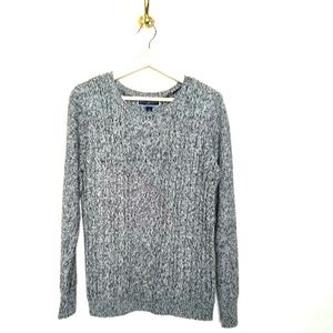 Karen Scott Grey Knit Sweater