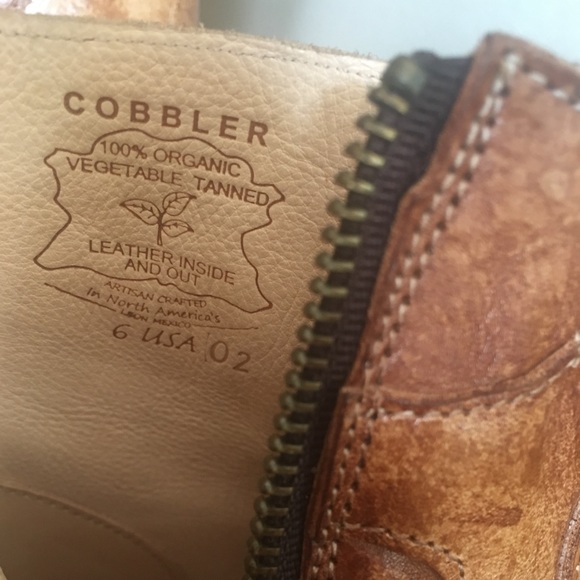 BED STU Organic Stag Tan Leather Boots Free People - Picture 8 of 8