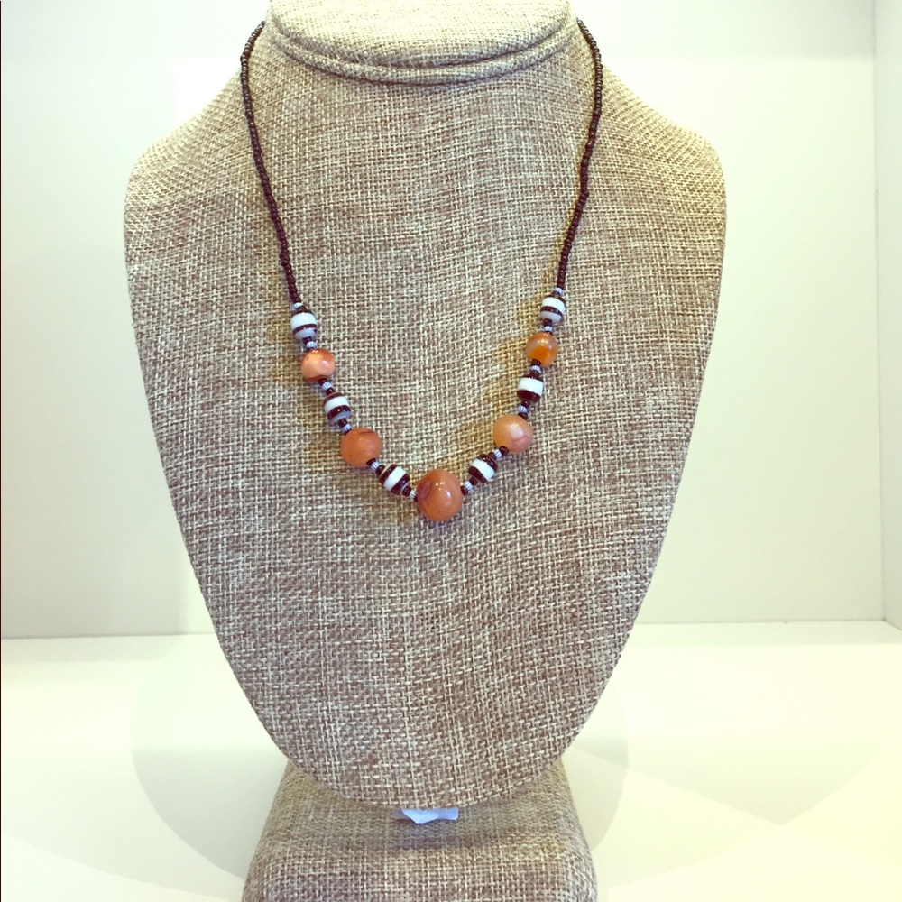 Boho Beaded Necklace