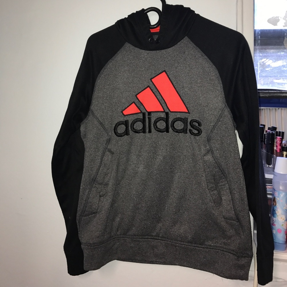 Adidas gray hoodie