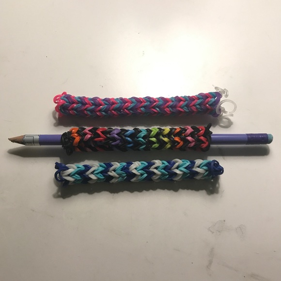 Rainbow Loom pencil or hook grips (ALL) - Picture 2 of 2
