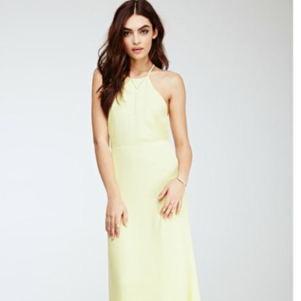 Yellow maxi dress 👗