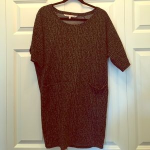 Rachel Roy black shift dress XS