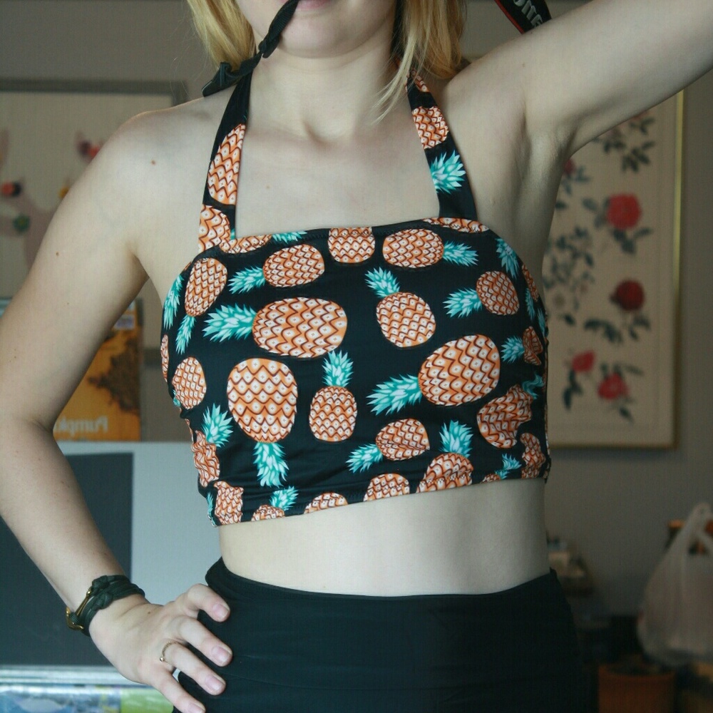 Cupshe Pineapple Two-Piece Swimsuit