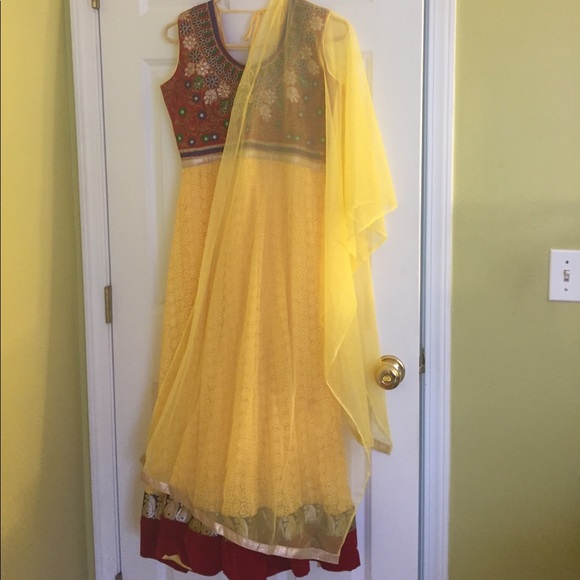 3 piece tunic set.  India. Salwar Kameez. - Picture 1 of 4