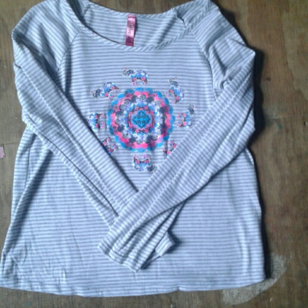 Teens Long Sleeved Stripped Shirt