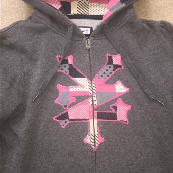 zoo york pink hoodie