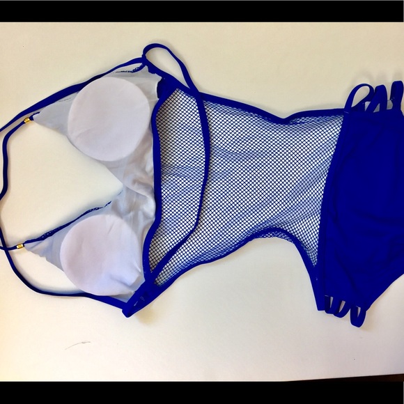 Blue swimming suite one piece sw258 - Picture 3 of 3