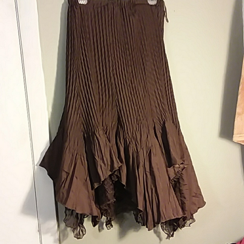 Lacey skirt.