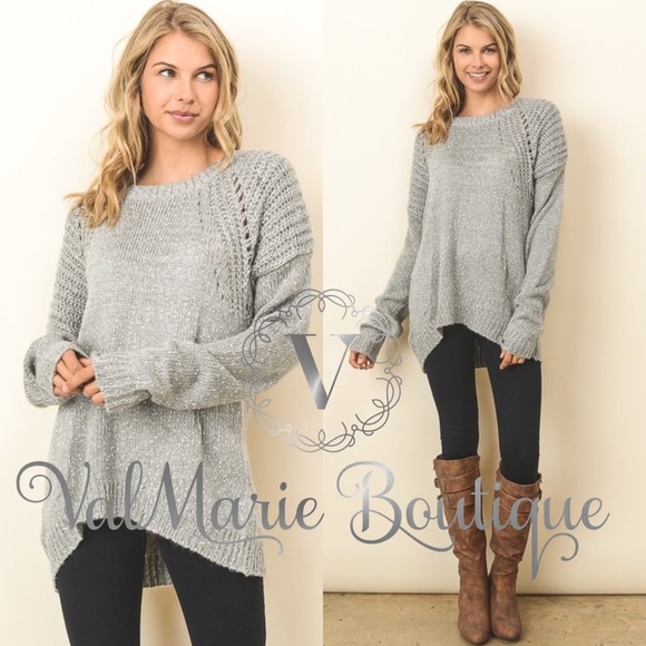 📍SZ S LAST 1- Wool Blend Oversized Comfy Sweater - Picture 2 of 3