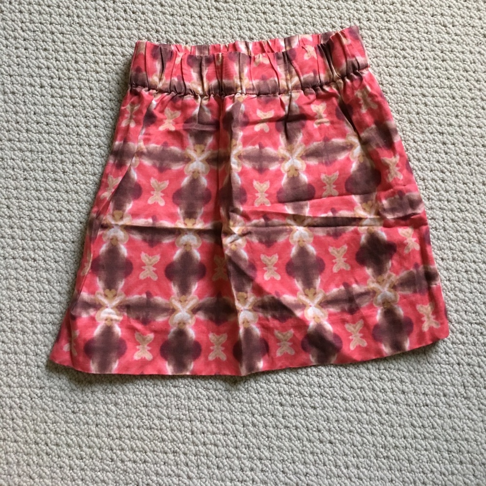 J Crew floral skirt