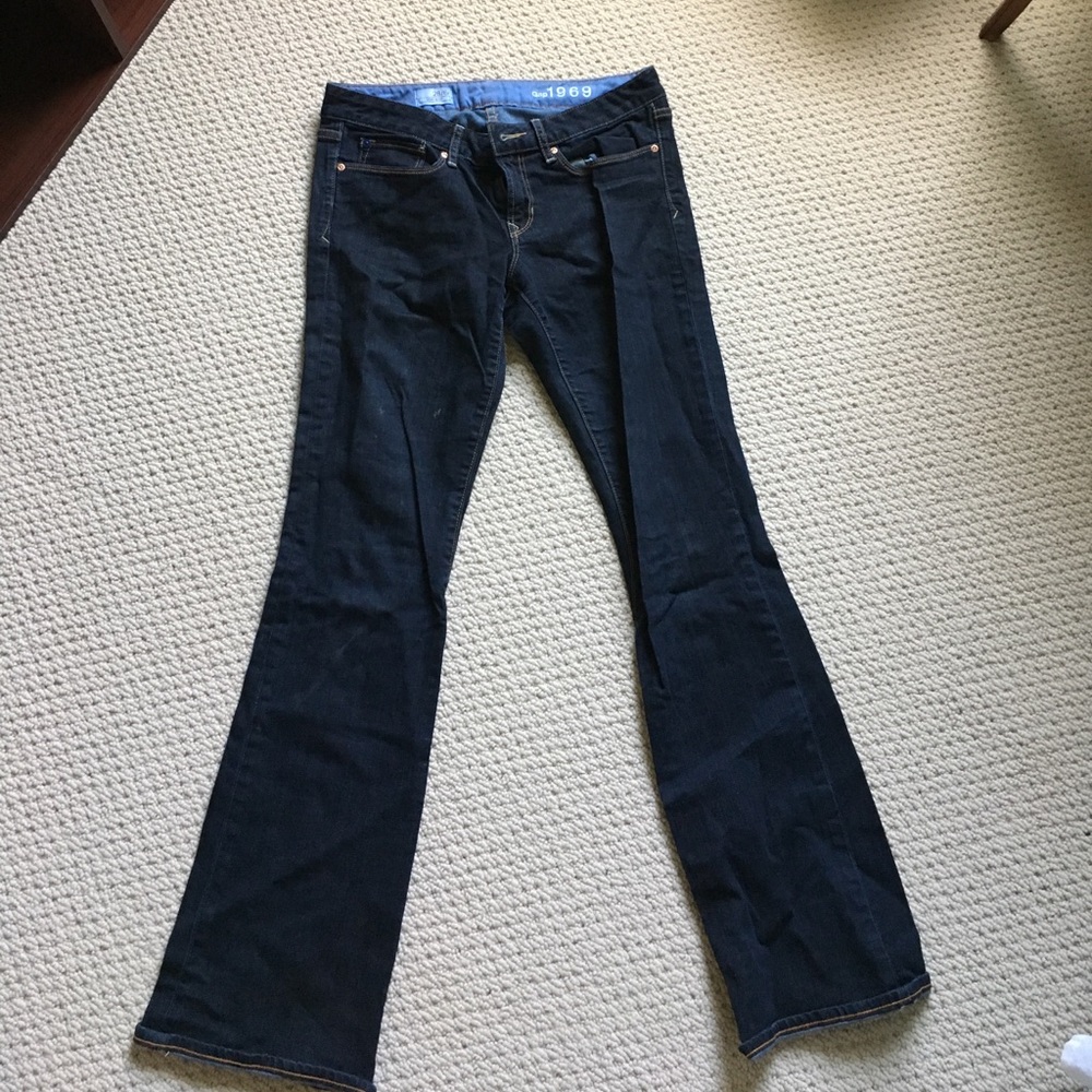 Gap sexy boot cut dark wash jeans