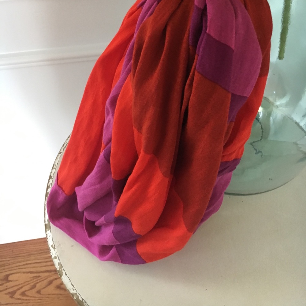 Multi color infinity scarf