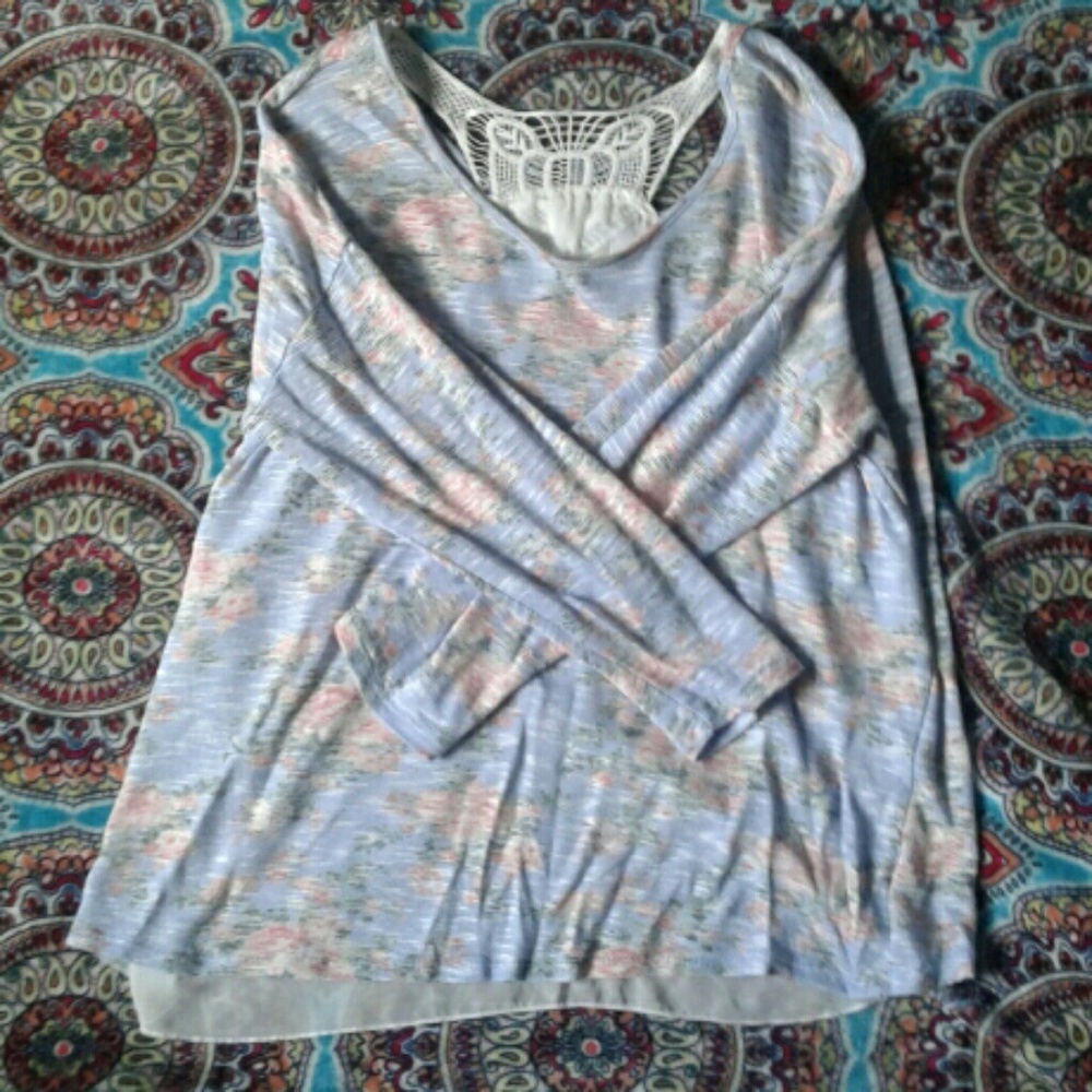 Girls Faded Rose Top