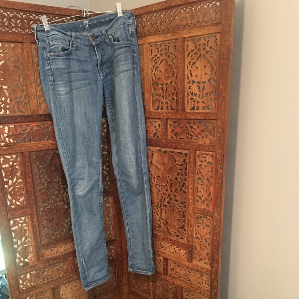 7 For All Mankind Roxanne Straight-Leg Denim