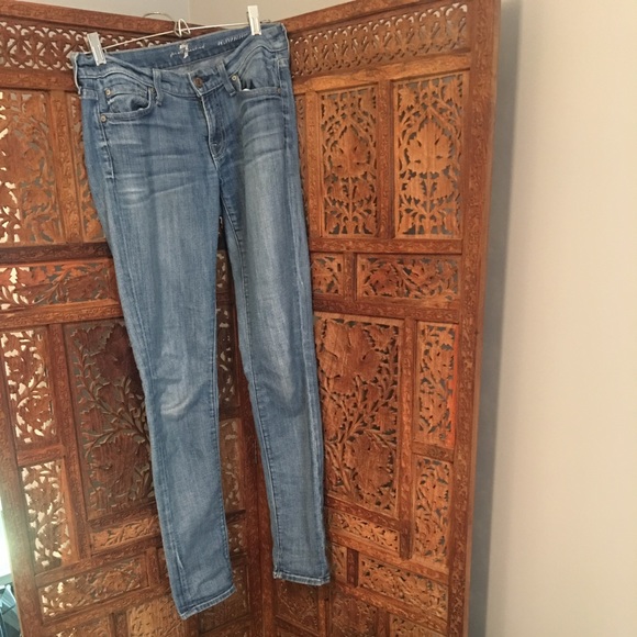 7 For All Mankind Roxanne Straight-Leg Denim - Picture 1 of 7
